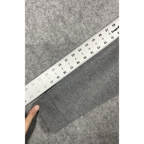 Polo Ralph Lauren Shirt Mens Large Grey Mock Neck 1/4 Zip Vintage Preppy - Picture 4 of 11